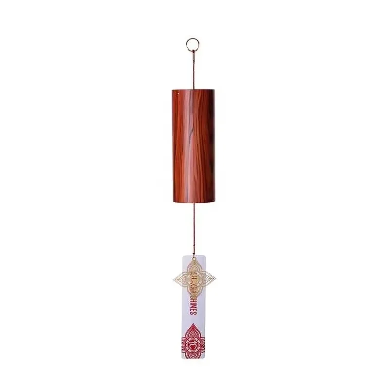 Mountain Rain Colorful OEM Bamboo Chakra Wind Chimes with Chord Tones for Yoga Healing Sound Bath and New Music Theme
