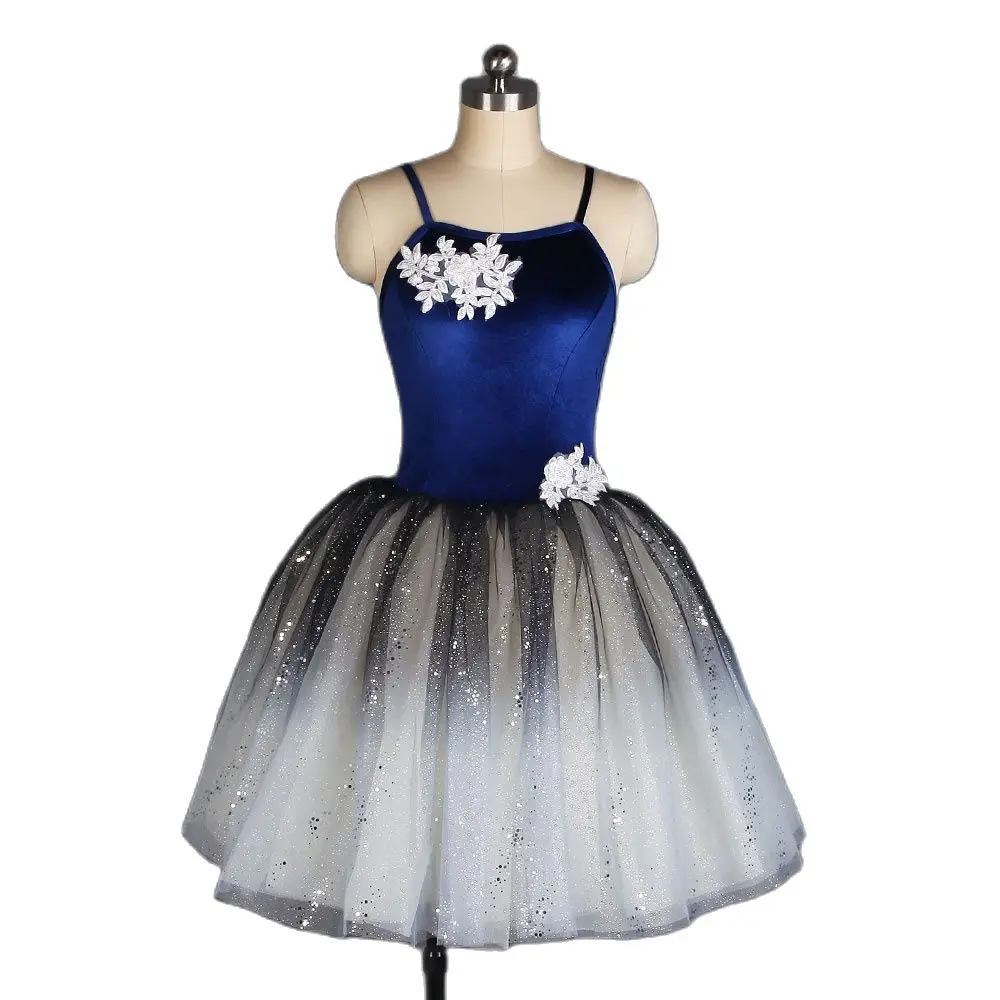 Dance Favourite Ballet Tutus 20136 Navy Blue Velvet Bodice Dance Costumse Ballet Tutus