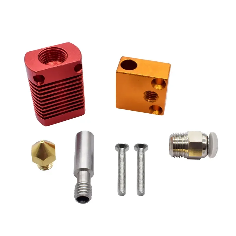 Assembled Extruder Hot End Kit for Creality CR-10/CR10S/Ender 3/Ender 5 0.4mm Nozzle Heating Block 3D Printer Accessories