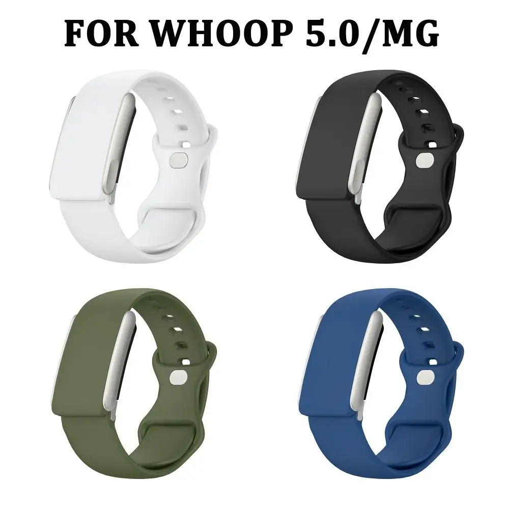 High Quality Replacement Silicone Strap Adjustable Soft Wristband Watchband for Whoop 5.0/MG Smart Band Accessories