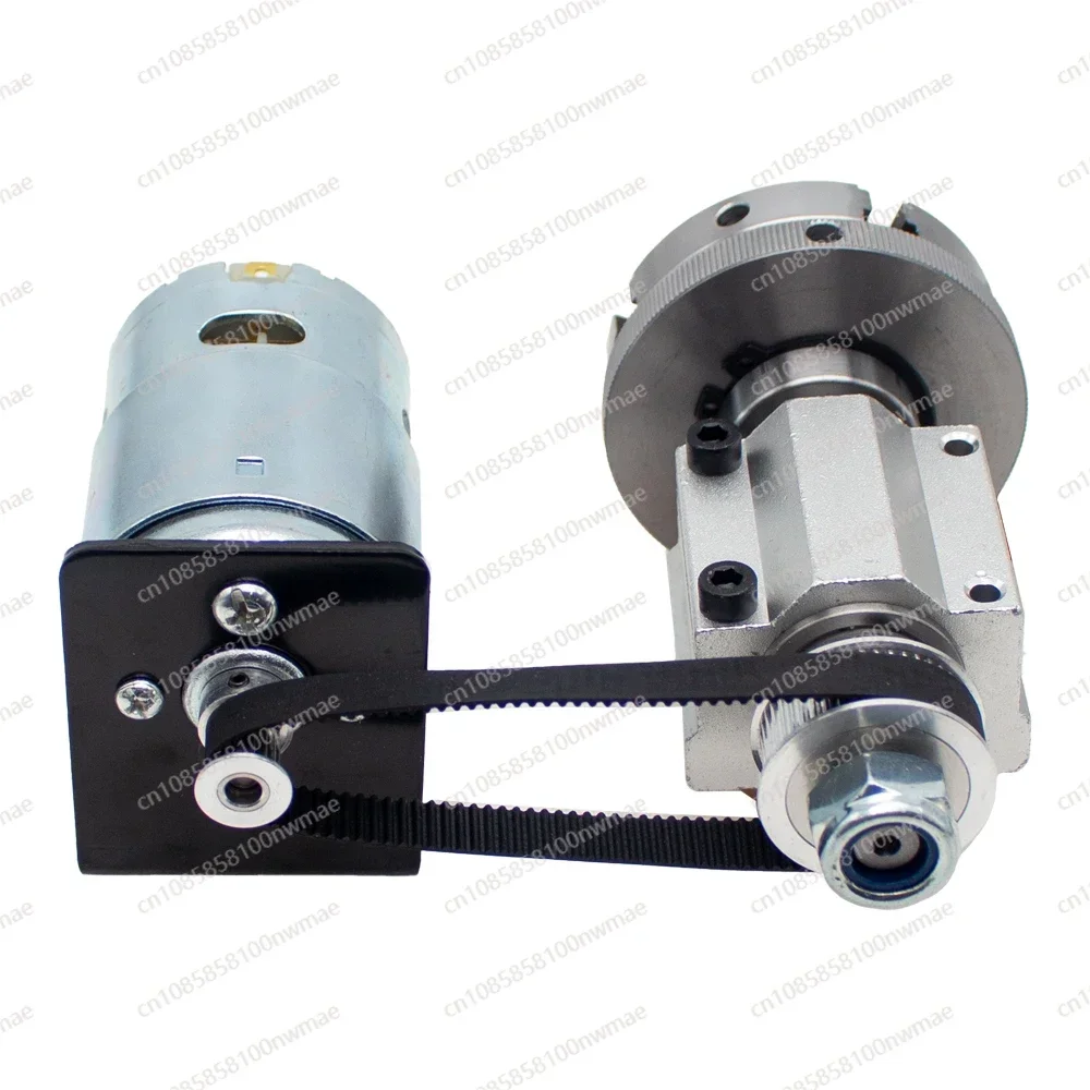No power Multi-function 895 Motor Rotary Lathe Woodworking Spindle DIY Slider Assembly + Chuck Y