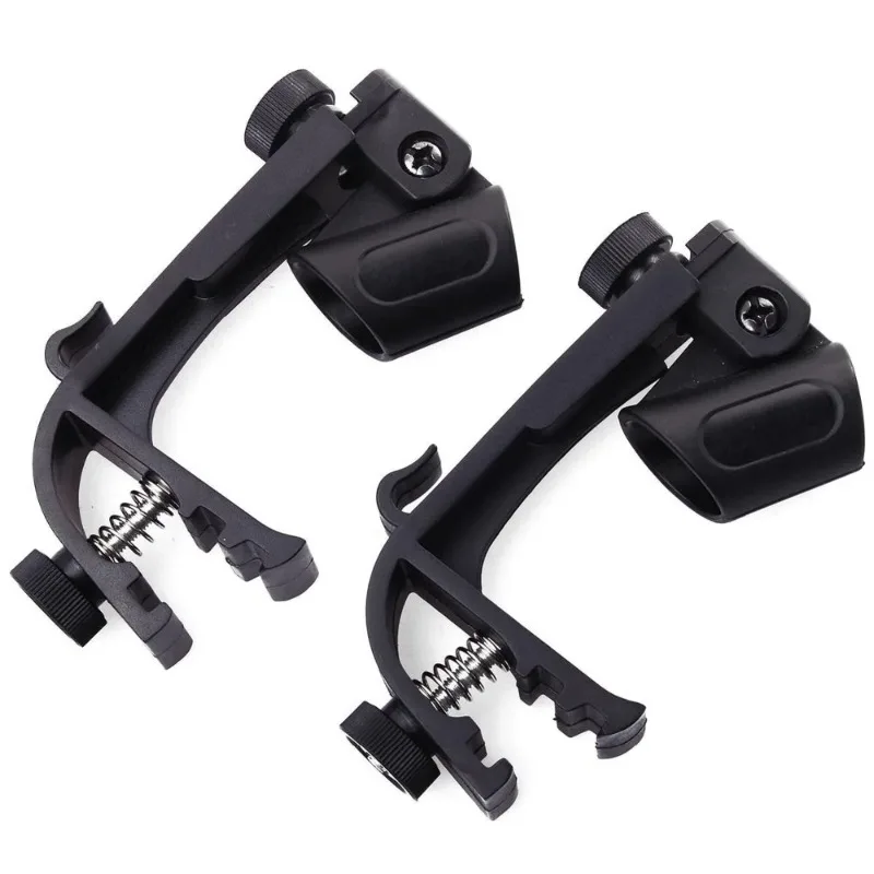 

Microphone Pair of Adjustable Stage Drum Clips Mic Rim Snare Mount Clamp Holder Groove Gear Studio Stand