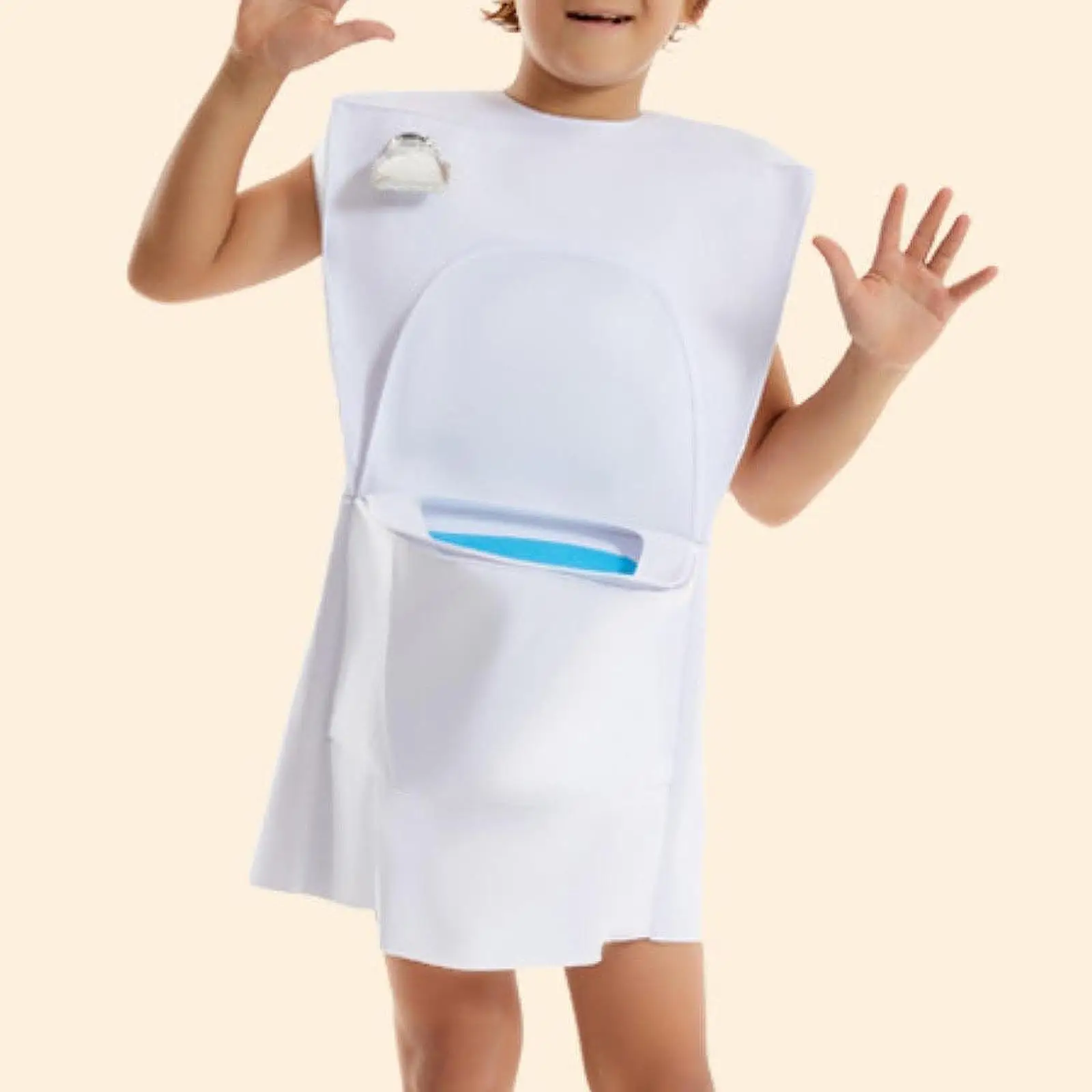 Costume da toilette per bambini Halloween Ruoli leggeri Tuta Spettacolo teatrale Divertente