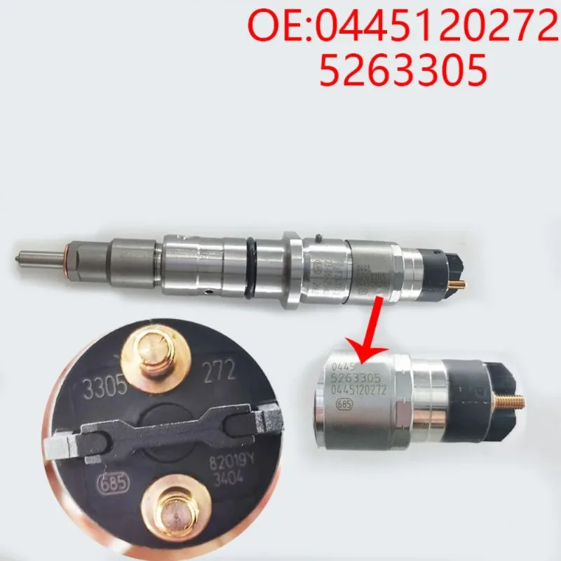 For 0445120272 Common Rai Lnjection Set 0 445 120 272 Injector Nozzle Assembly 0445 120 272 For 87581565 5263305