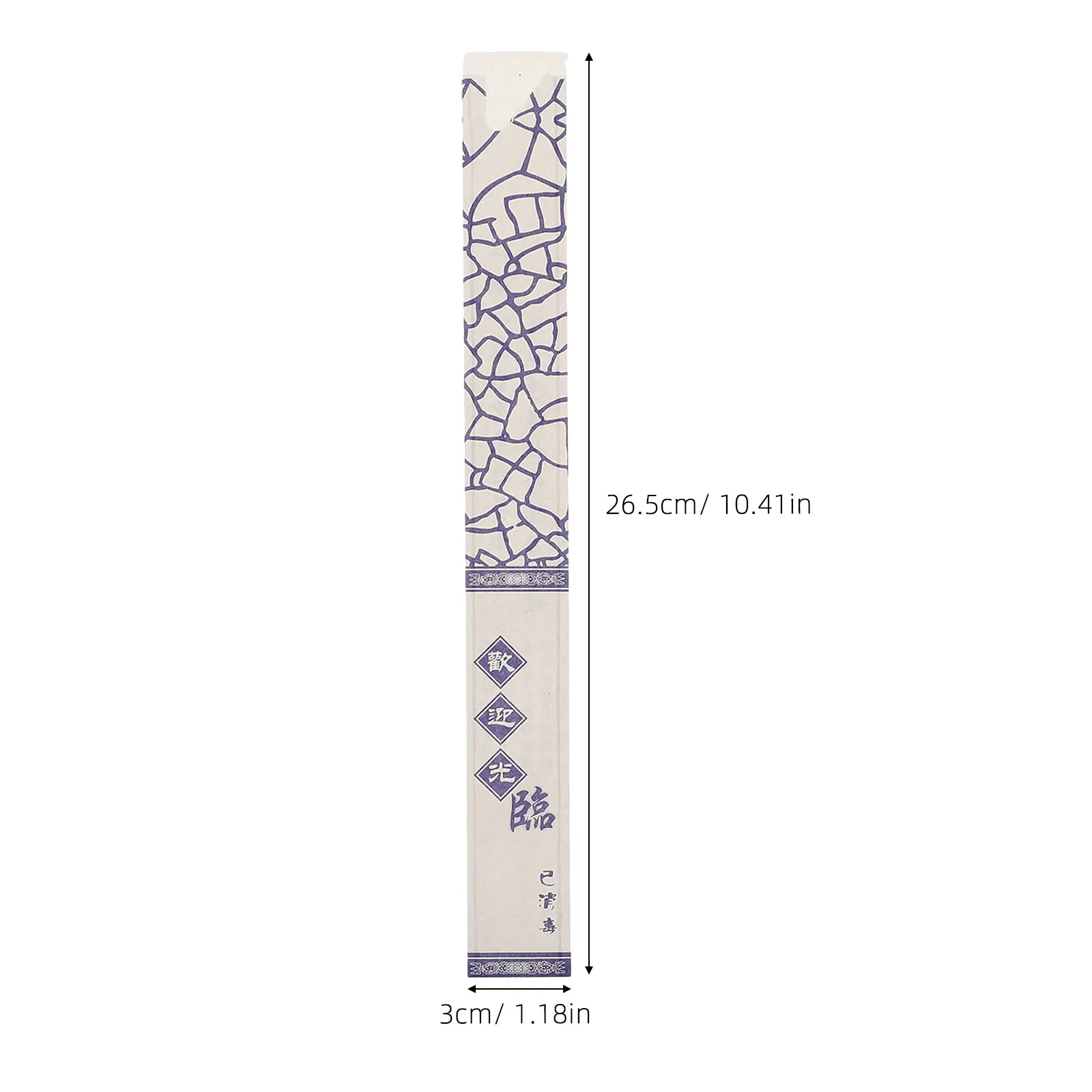 1000 Pcs Packaging Bags Chopstick Sleeves Chopsticks Protective Cover Holder Wrappers Blue Hotel Wrapping Paper