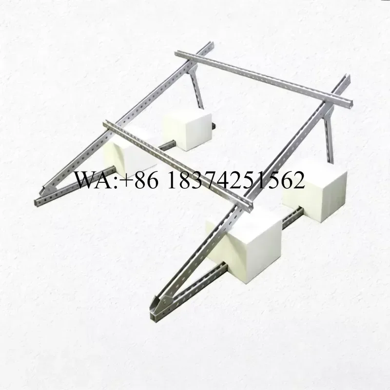 Wmwmnu Galvanized Solar PV Mounting Bracket Anti Corrosion Solar Panel Racking for Outdoor Photovoltaic Power Project