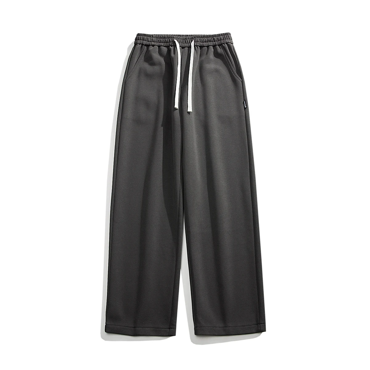 Pantaloni dritti da uomo stile Hong Kong coppia pantaloni larghi a nove punti pantaloni pantaloni casual tinta unita pantaloni sportivi Harem