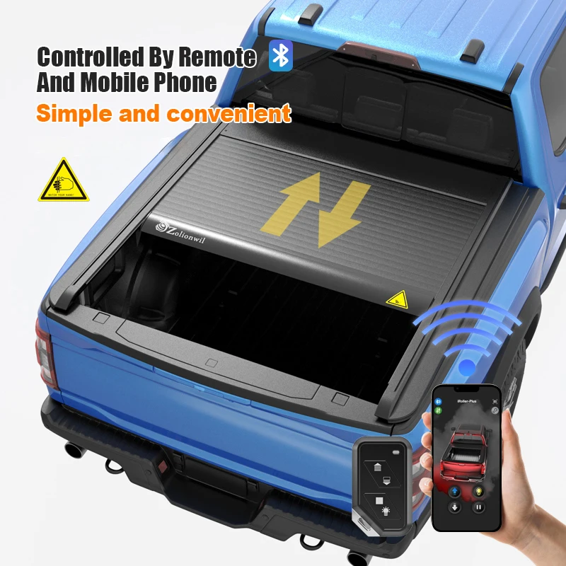 Electric Roller Tonneau Cover for Foton Tunland/G7/G9/YUTU E3/E5/E7 - Retractable Truck Bed Lid | Pickup Accessories