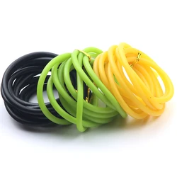 1M/LOT Colored Soft Hollow Latex Tube Jewelry Thread Set Memory Thread Elastic Thread DIY Jewelry Making