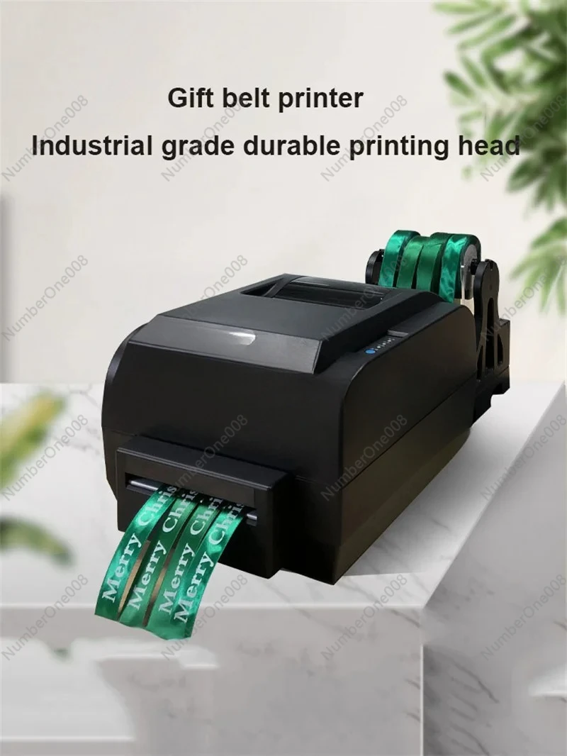 High-Quality Electric Satin Ribbon Printer Suitable For Weddings/Celebrations/Flower Shop Gifts Silk Fabric Barcode Machine