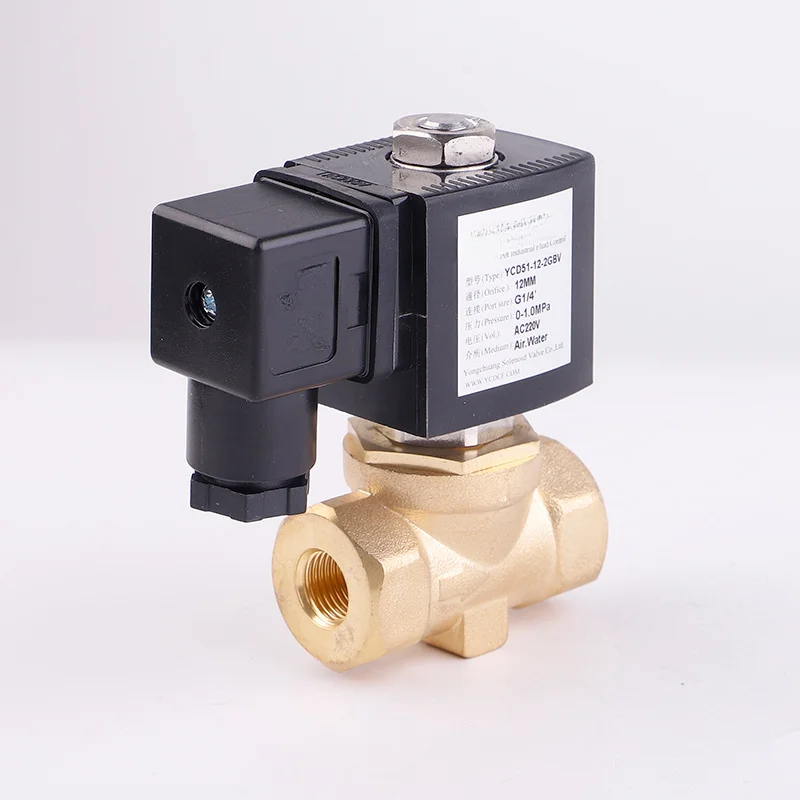 Small pilot operated solenoid valve 3 points 4 points miniature solenoid valve