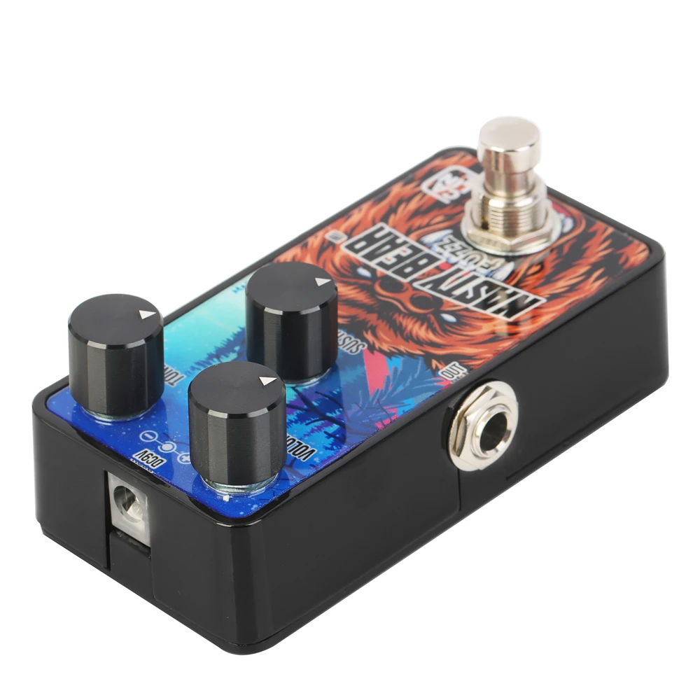 Caline G014 Nasty Bear-Pedal de efecto de guitarra clásica Fuzz, True Bypass, piezas y accesorios de guitarra eléctrica