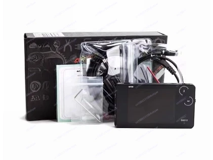 DSO212 DS212 Mini LCD تخزين رقمي محمول نطاق الذبذبات عرض النطاق الترددي المحمول 1 ميجا هرتز معدل أخذ العينات MCX مسبار مدمج #1