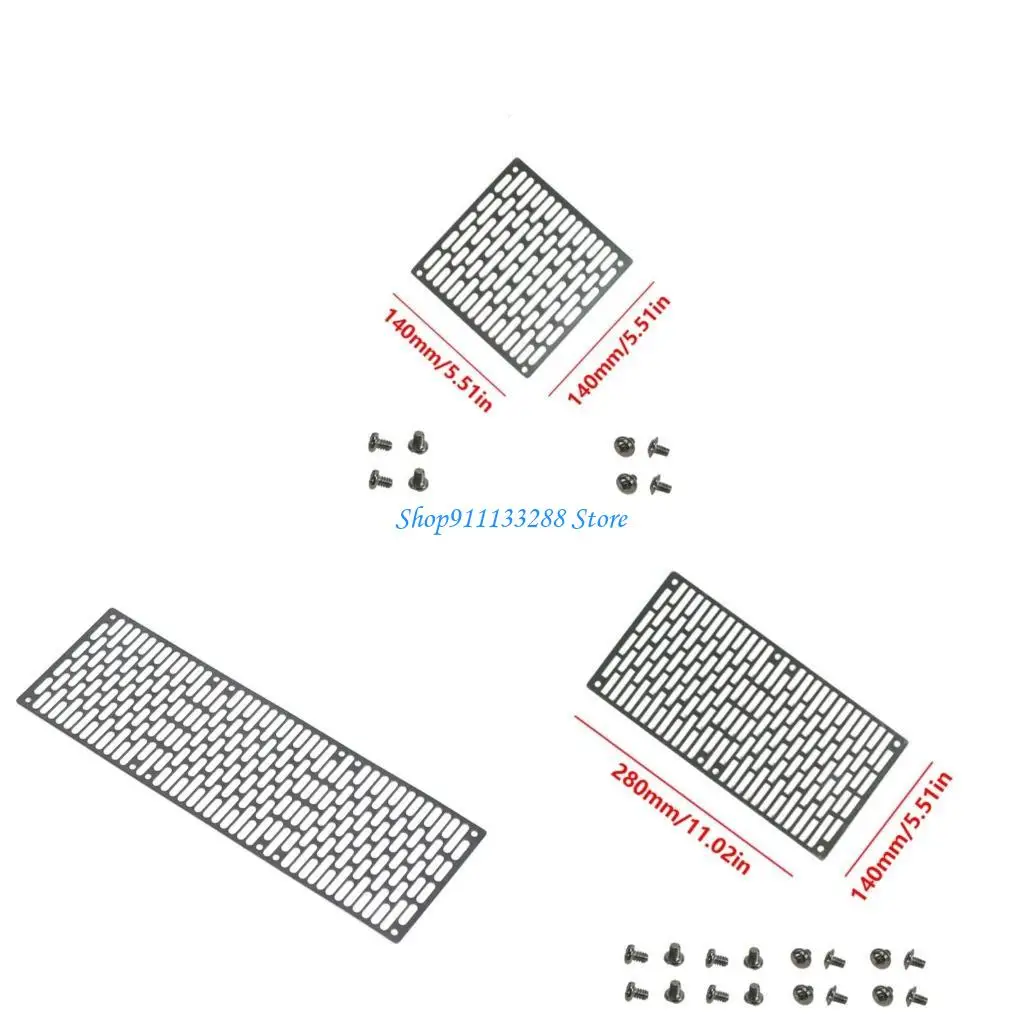 

G88D Protective Radiator Shield Cooling Fan Dust Filter Cover Metal Grill For PC