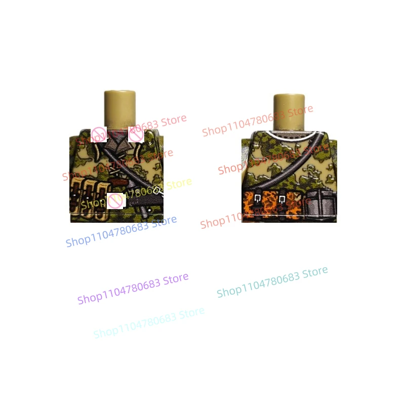 Nowe klocki konstrukcyjne MOC w stylu militarnym, figurki, mini figurki, oficerowie bojowi, zabawki piechoty, prezenty i ozdoby kolekcjonerskie.
