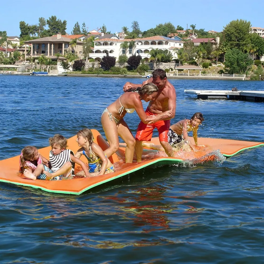 

Oversized Lily Pad Floating Mat, 3 Layer 7'/9'/12'/18' Floating Water Mat,Ocean, Beach, River, Pool, Floating Mat