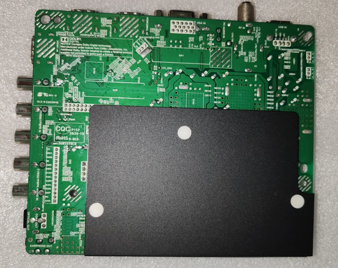 TP.MS3553.PB802/pb801  Three in one TV motherboard, tested well, physical photo for  640MA   65w 1920x1080
