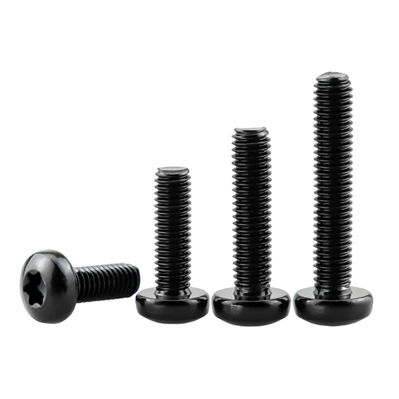 Weiyi M1.6 M2 M2.5 M3 M4 M5 M6 M8 Schwarz Verzinkte A2-70 SUS304 Edelstahl PM Sechslapp-Torx-Schrauben mit Tamper-Proof-Funktion – Detail 4