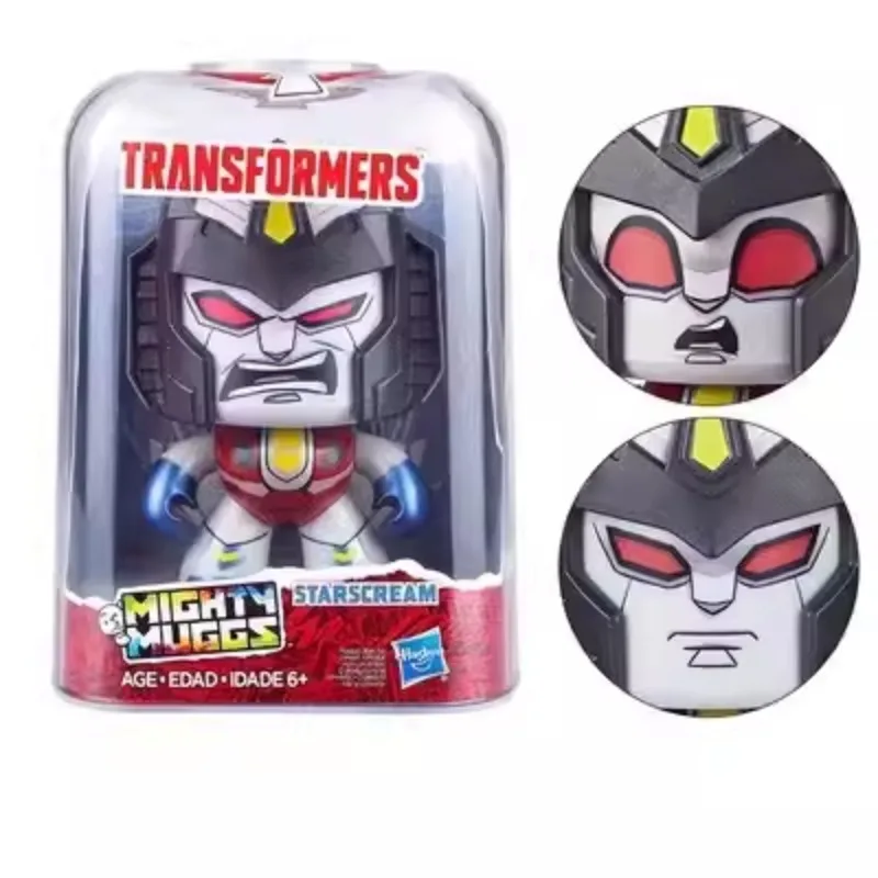 Hasbro Original Transformers Anime Figure Mighty Muggs Face Changing Doll Action Figure Giocattoli per Ragazzi Ragazze Regalo per Bambini