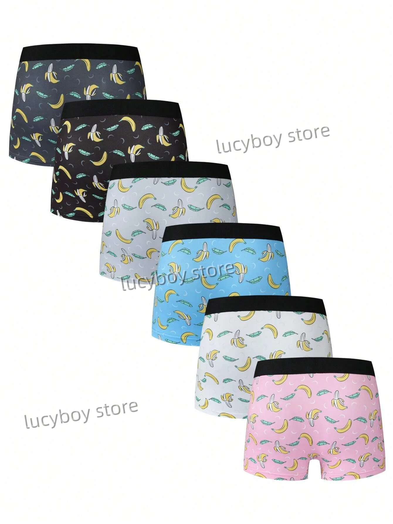 Mens 1pc underwear  Fun Bananas print Boxers Shorts Panties Men's Underpants Comfortable daily Man Underwear Mens Clothing