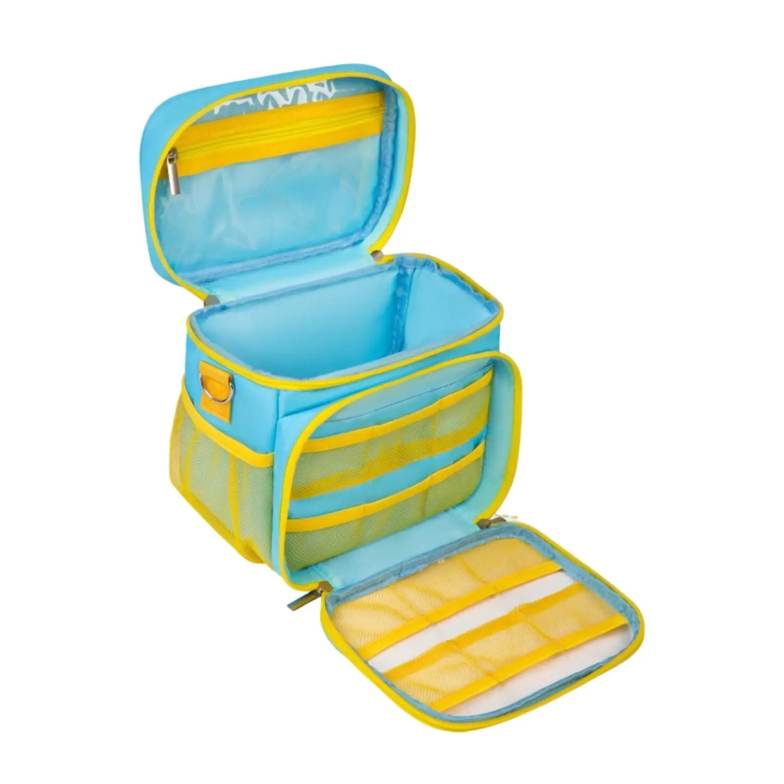 حقيبة آلة التعليم المبكر حقيبة ألعاب تعليمية تحمل حاوية قصة سفر محمولة 300D من قماش أكسفورد للسفر