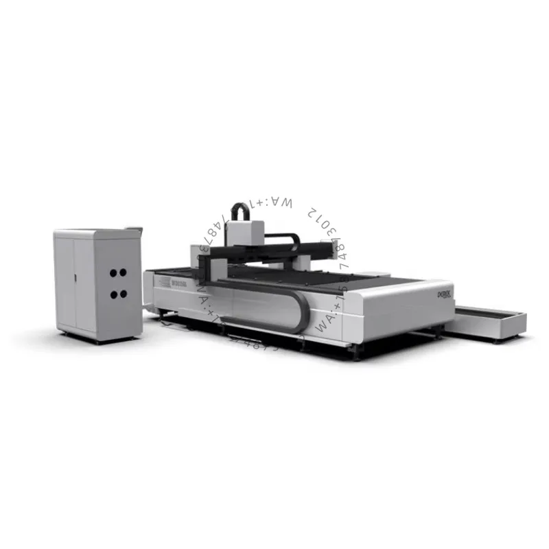 Pipe sheet CNC Fiber la ser Cutting Machine with rotary for Metal Plate Tube Pipe Stainless steel Sheet Metal