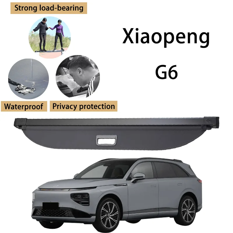

For Xiaopeng G6 Privacy Screen Cargo Cover Trunk Waterproof Retractable Security Tonneau Cover accesorios para auto