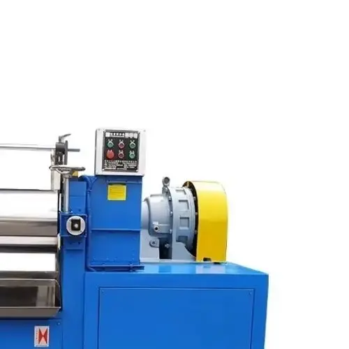 Factory Direct Sale Automatic Flip Material Rubber and Plastic PVC Mixer Machine Electric Heating Two Roll Rubber Warming Mill