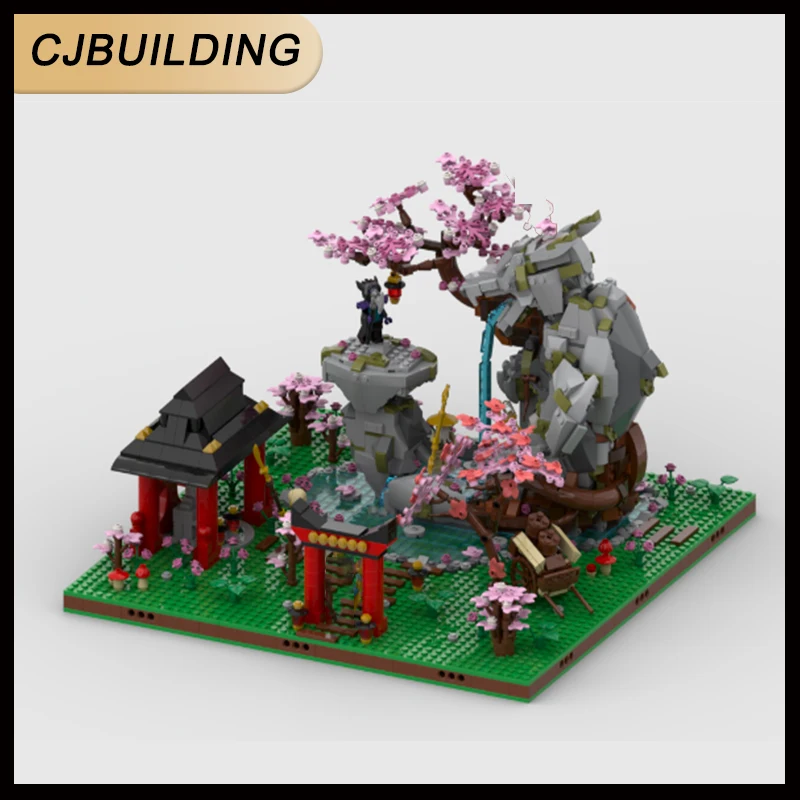 1172PCS UCS Display For Set 71819 Building Block Dragon Stone Shrine Assembling Bricks DIY Toy for Collector