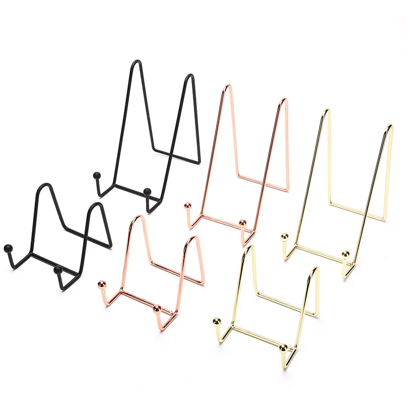 Plate Display Stand Picture Easel Metal Plate Stands Holder Display