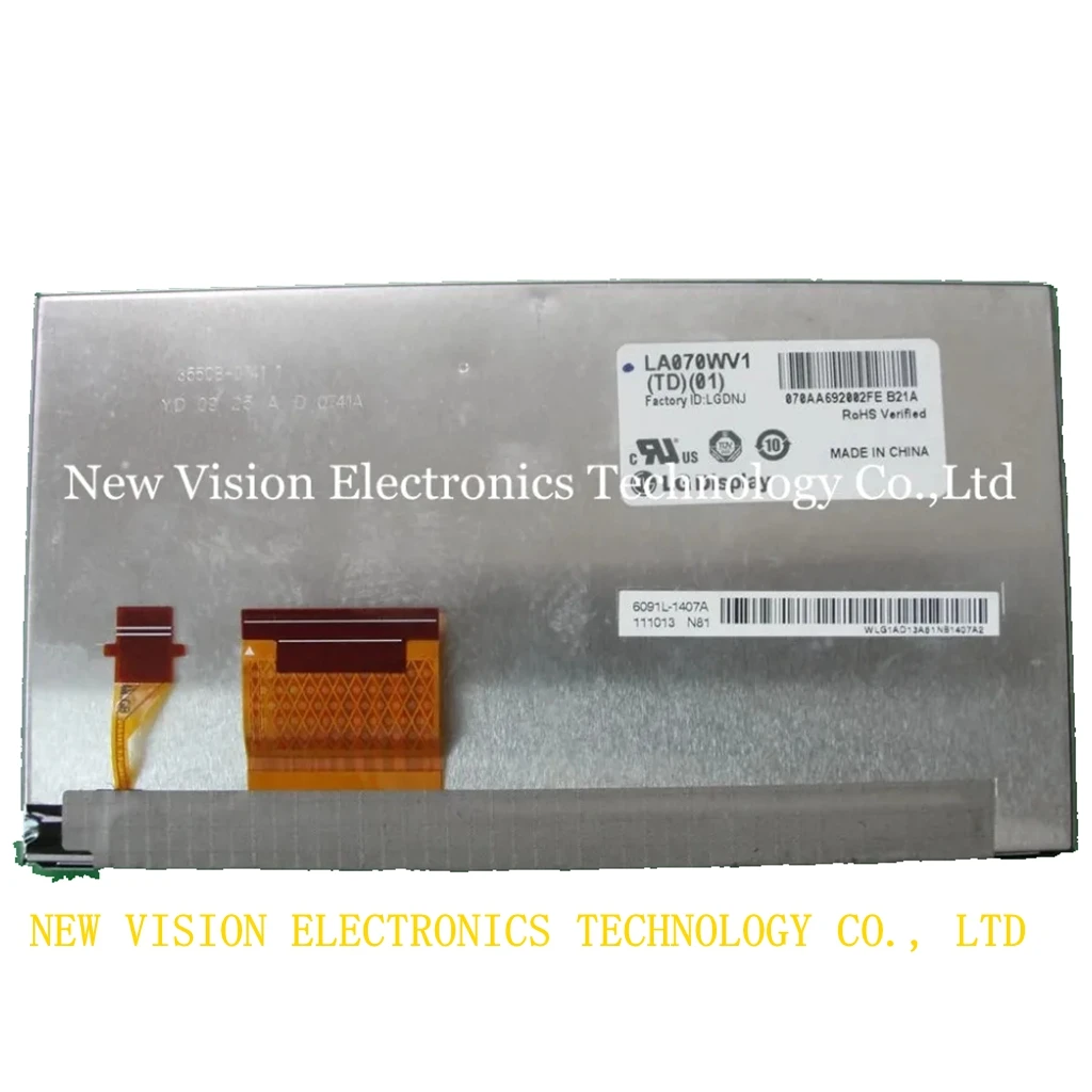 

LA070WV(TD)(01) OrigLA070WV-TD01, качество A+, 7-дюймовый ЖК-экран