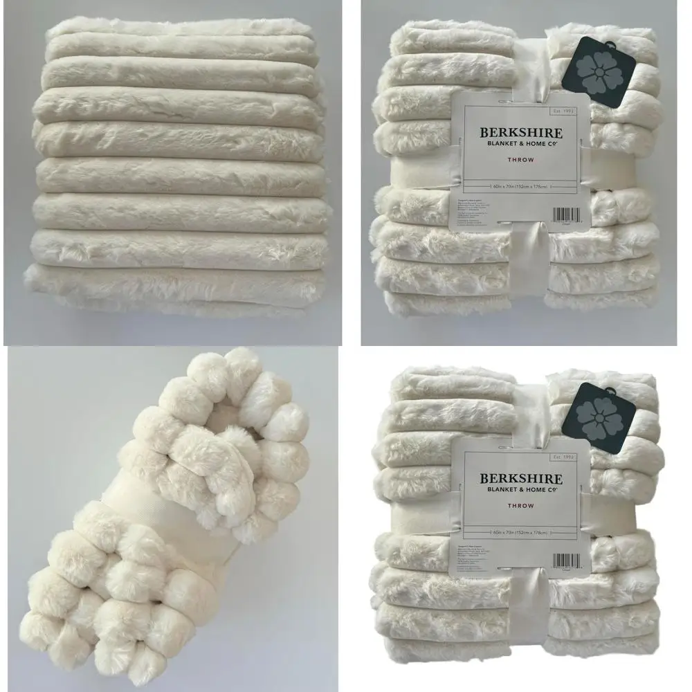 

Creamy Soft Faux Fur Blanket - Loftmink Style