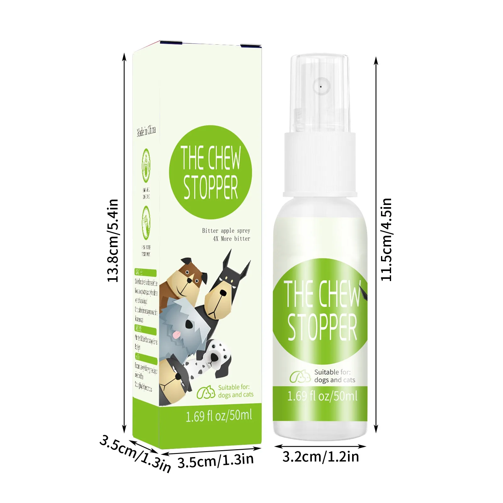 Cat Deterrent Spray ,Pet Restricted Area Spray, Repel Cats And Dogs From Urinating And Defecating Everywhere, Scratching House
