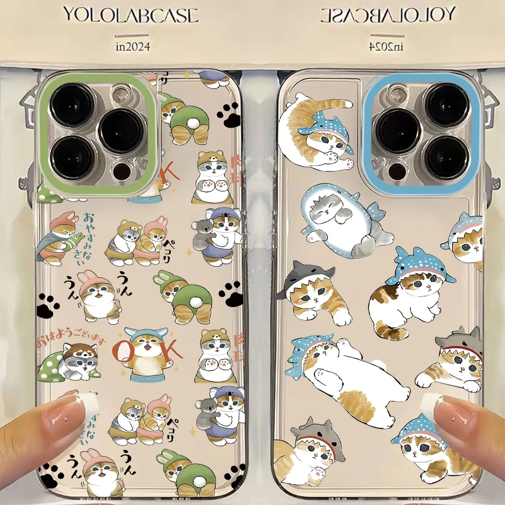 Cute Cartoon Cat Phone Case For Samsung Galaxy A27 A37 A57 A16 A07 A17 A36 A26 A56 A55 A35 A25 A15 A05s A54 A24 A14 A06 A05 5G