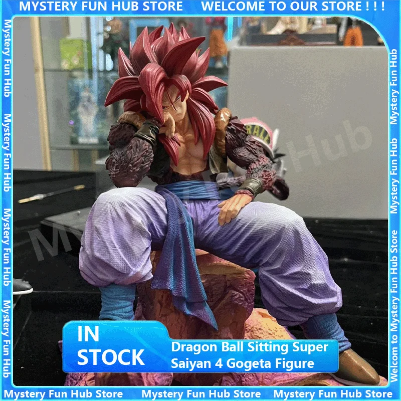 

В наличии: Фигурка Dragon Ball Super Saiyan 4 Gogeta GK, аниме-статуэтка сидящего Гогеты, коллекционная модель, подарок на день рождения