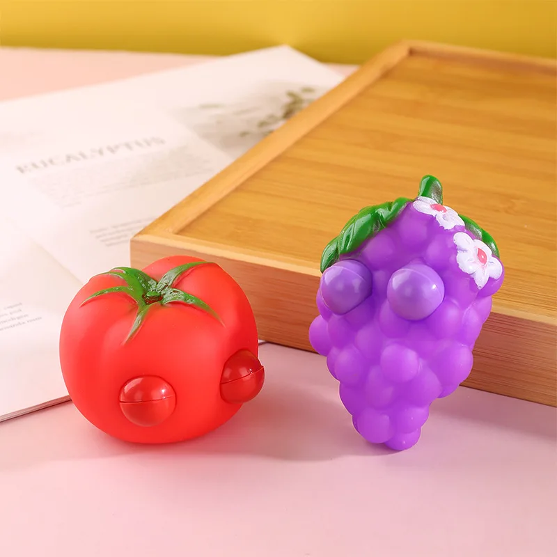 Anti-Stress Fruit Fidget Toys para crianças e adultos, vários estilos, Fruit Squeeze, Slow Rebound, Funny Gift, J225, 1Pc