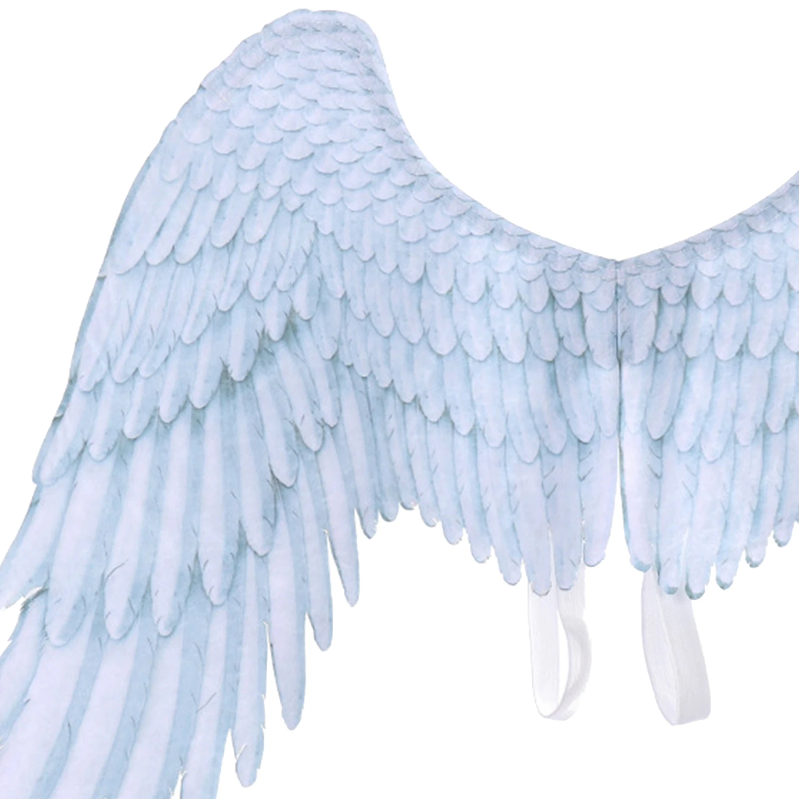 Ala d'angelo per bambini 3D per costumi da festa cosplay Costume da diavolo di Halloween per feste bianco