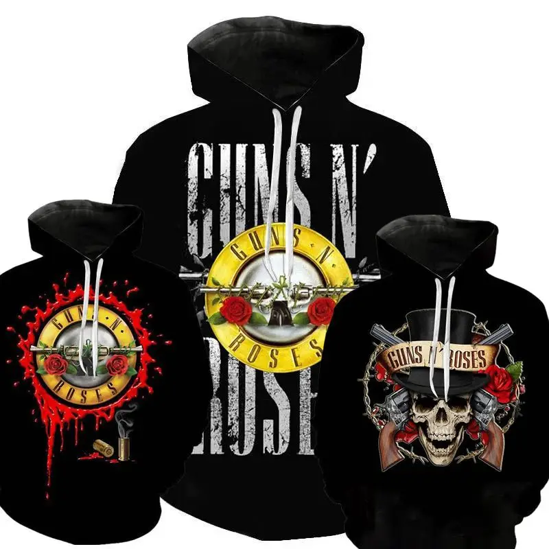 

Rock Band Guns N Roses 3d Print Hoodie Men Women Fashion Hoodies Sweatshirt Boy Coats Women Sweats Male Tracksuits New Sudaderas