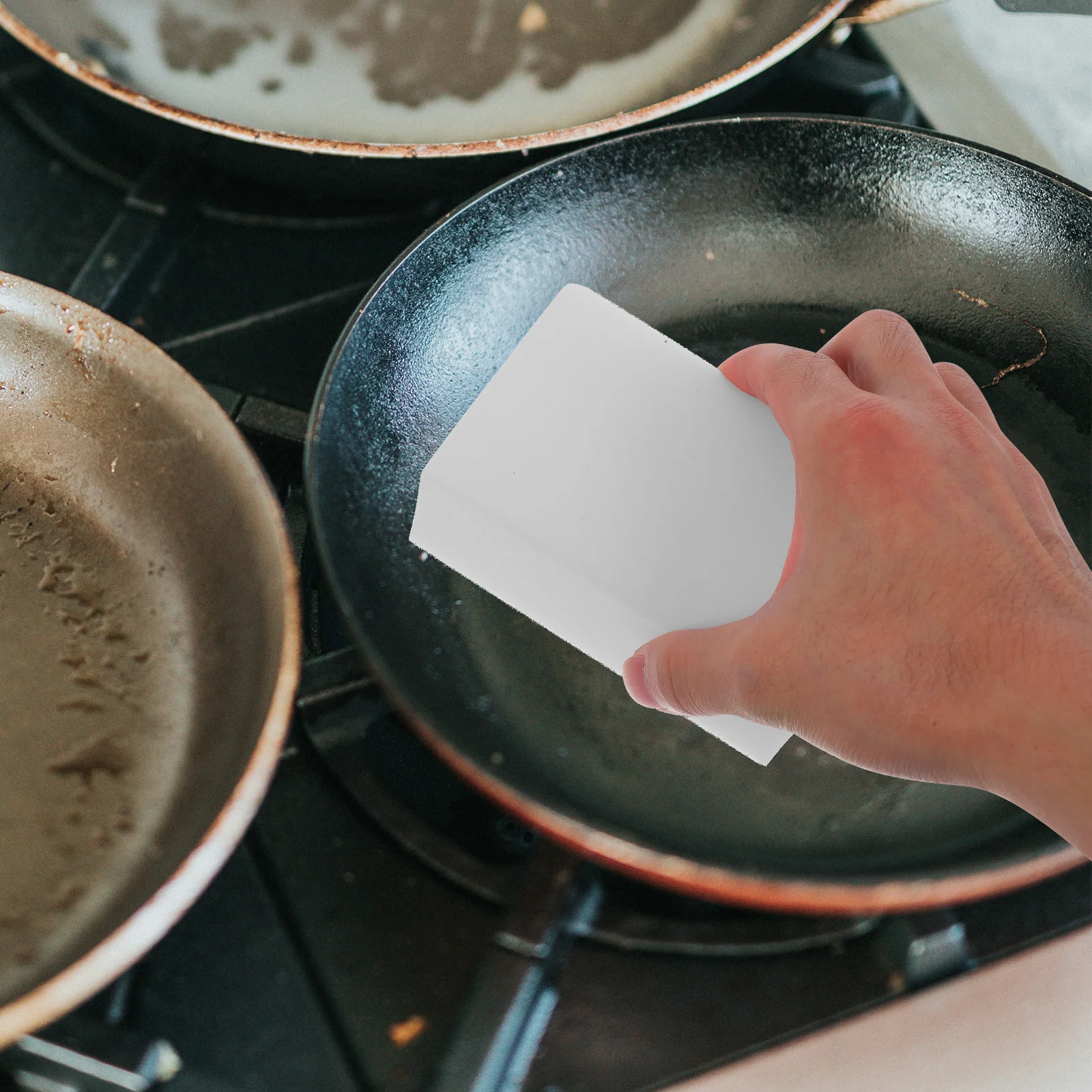 

20Pcs Kitchen Cleaner Reusable Dish Scrub Sponge for Pots Sinks Bowls Multi-Purpose Cleaning Supplies