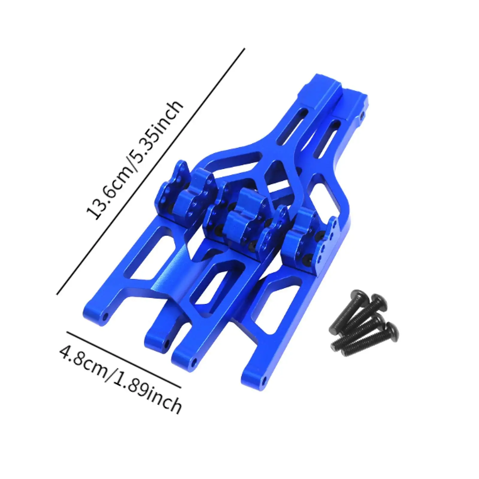 2 bracci di sospensione inferiori di ricambio per auto RC in scala 1/8 con viti