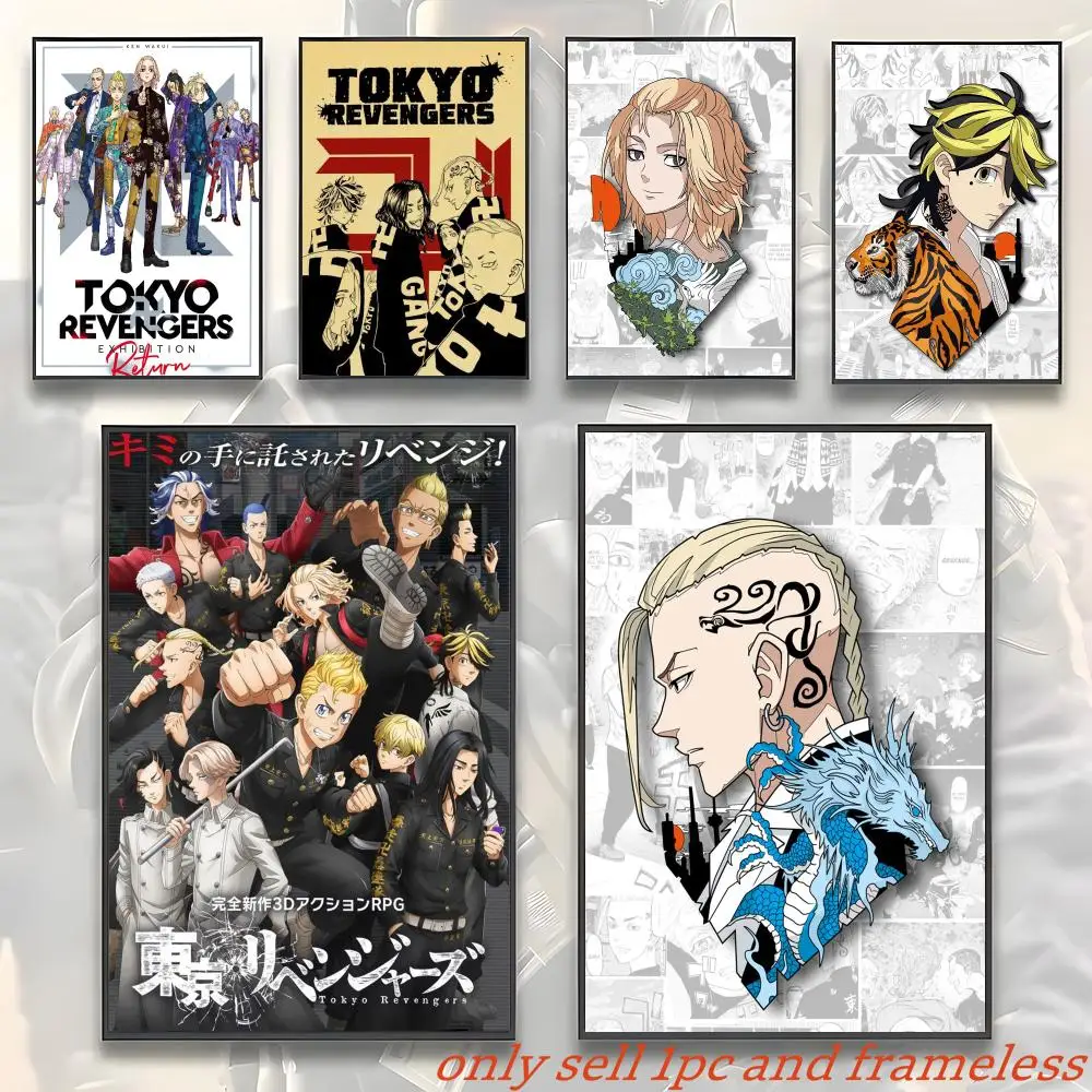 Anime Tokyo Revenger Cartoon Poster Modern and Elegant Wall Stickers for Home Decor Living Room Dormitory Wall Art