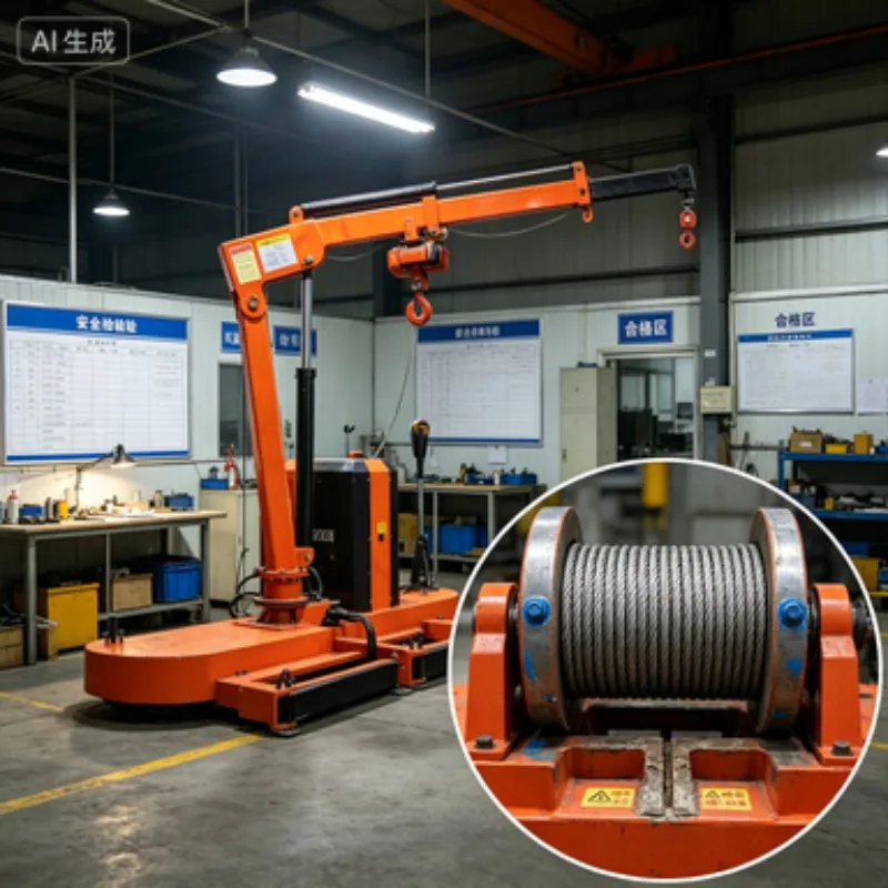 Quick-Install Traveling Electric Crane – 1.5Ton Hoist with Detachable Trolley, Remote-Controlled Mini Floor Crane for Rental