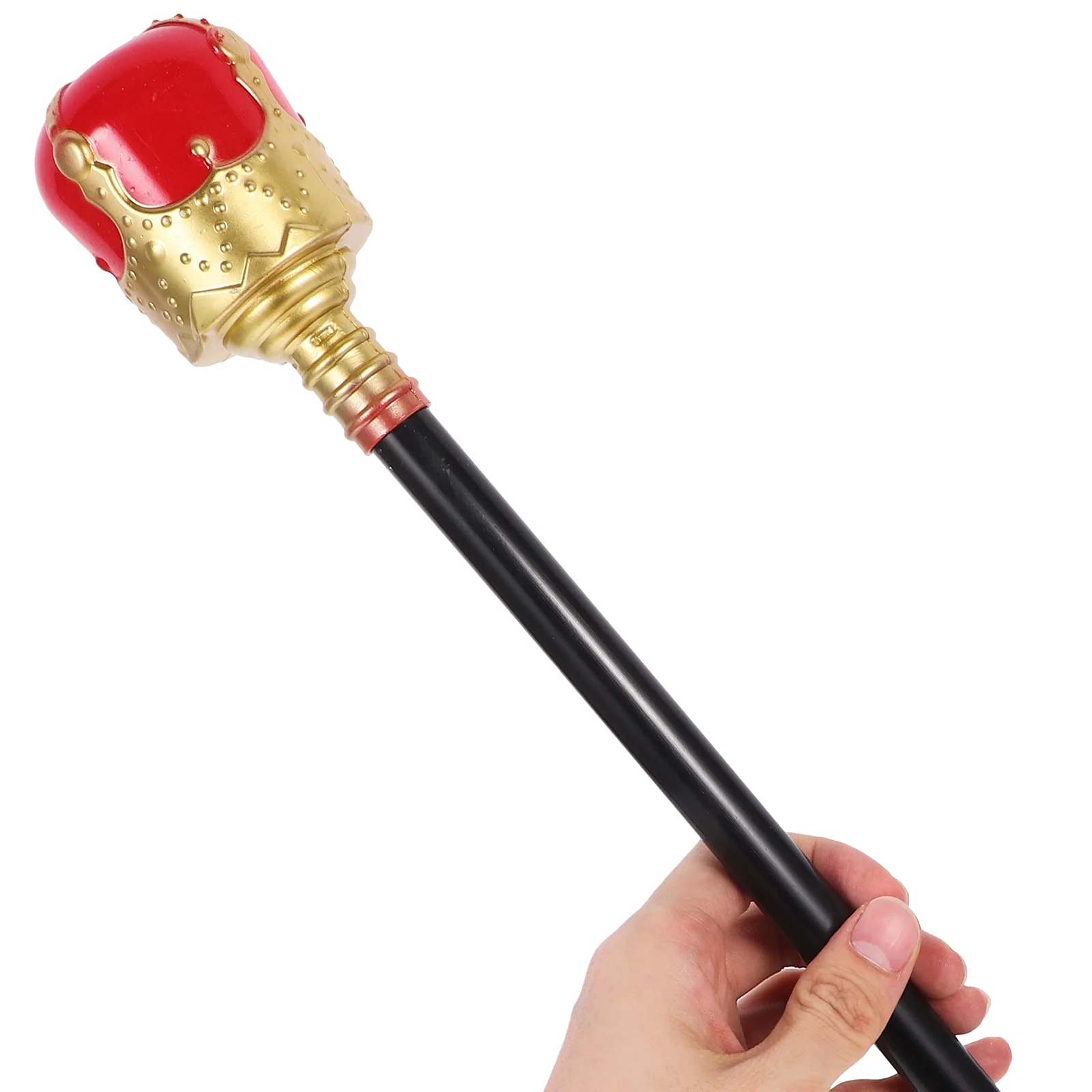 Imitation King's Cane Role Playing Wand Prop Halloween Costumes for Kids Party Cosplay Crutch Decorative Makeup Props