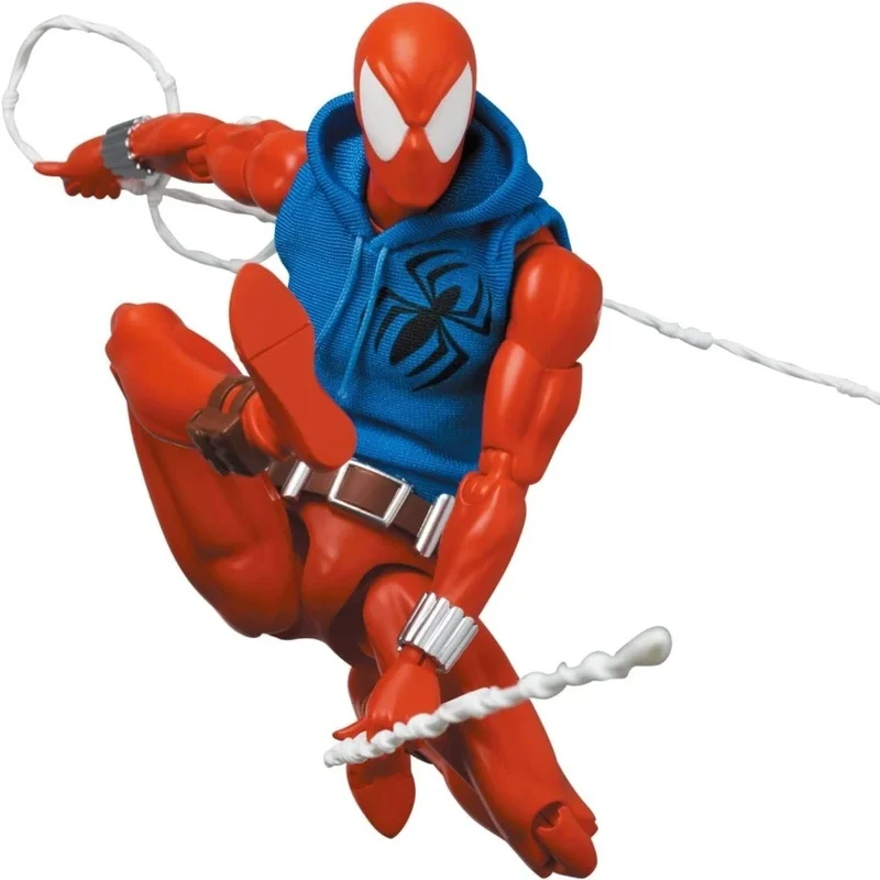 New Ct Toys Spiderman Mafex 186 Scarlet Spider The Amazing Spider-Man Comic Version Anime Action Figure Model Toys Figurine Gift