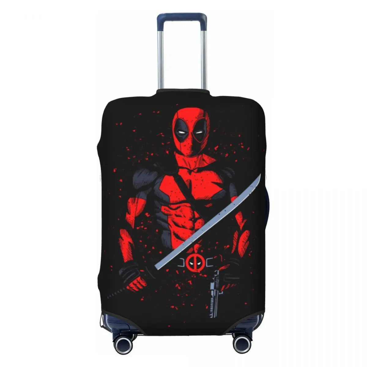 

Deadpool Travel Luggage Cover Elastic Suitcase Cover Protector Fit 18-32 Inch