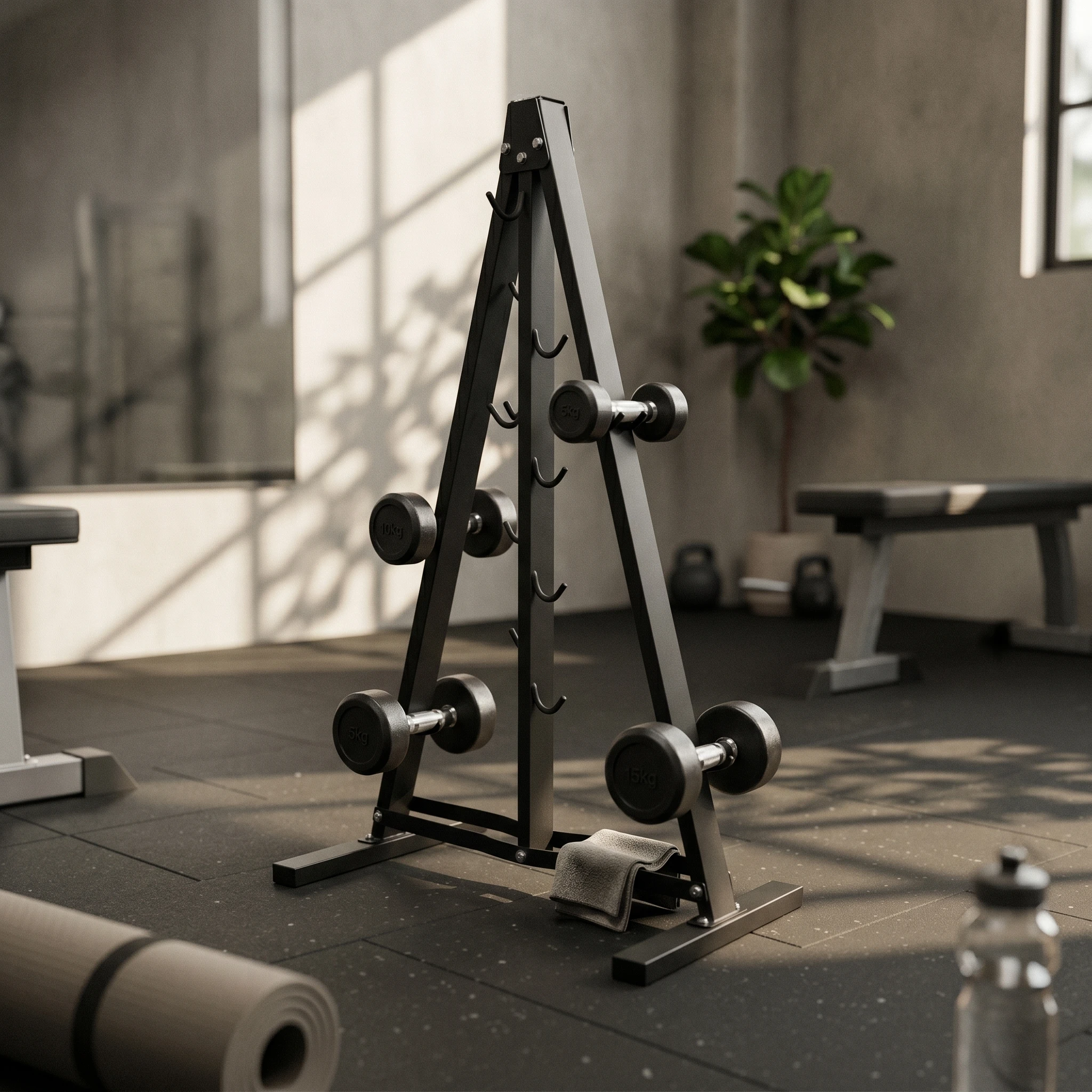 wide-base-a-frame-hook-rack-sturdy-metal-exercise-storage-rack-gym-organizer-with-hooks-for-home-gym