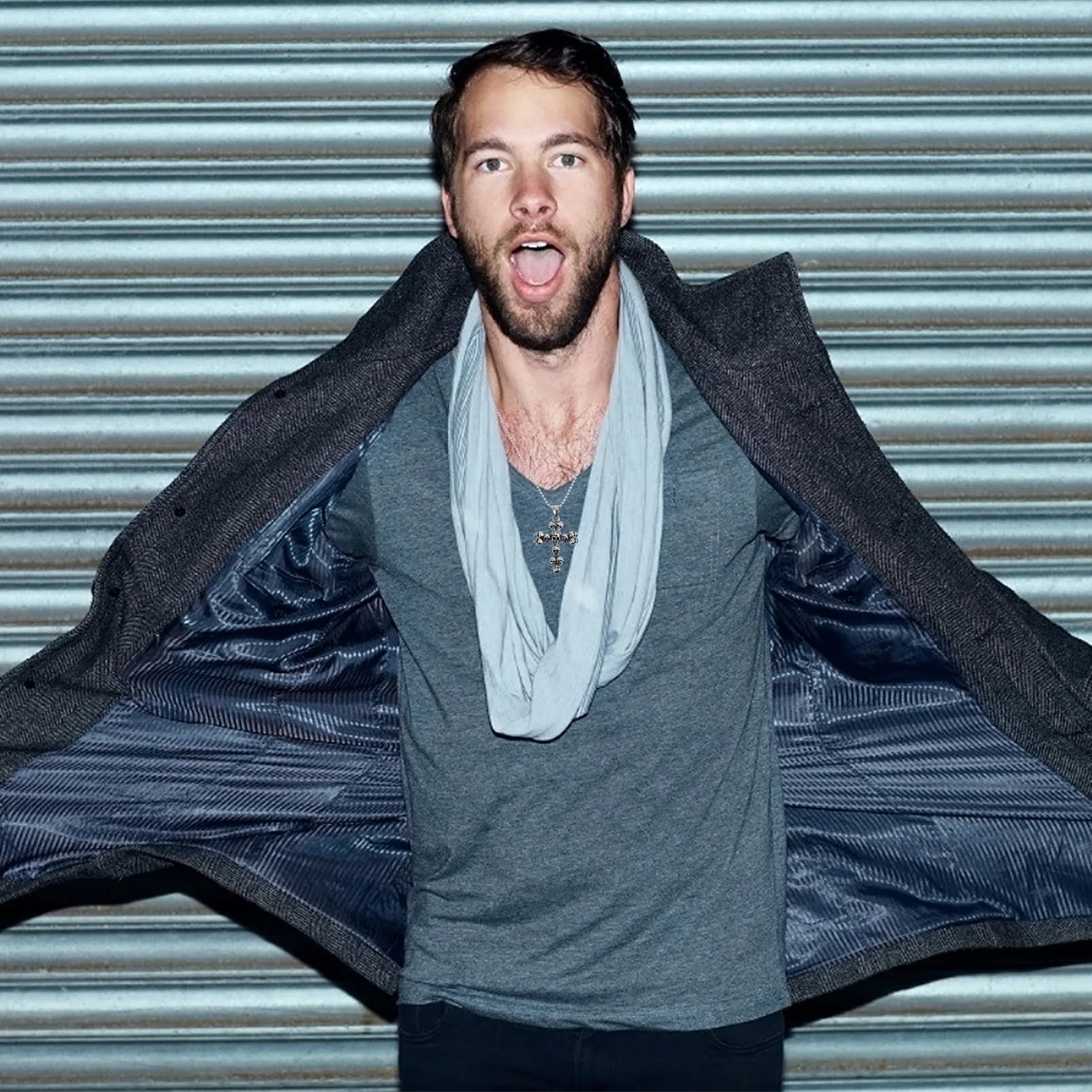 

Stainless Steel Skull Unique Pendant Durable Fashion Jewelry Daily Party Man Gift Male Necklace