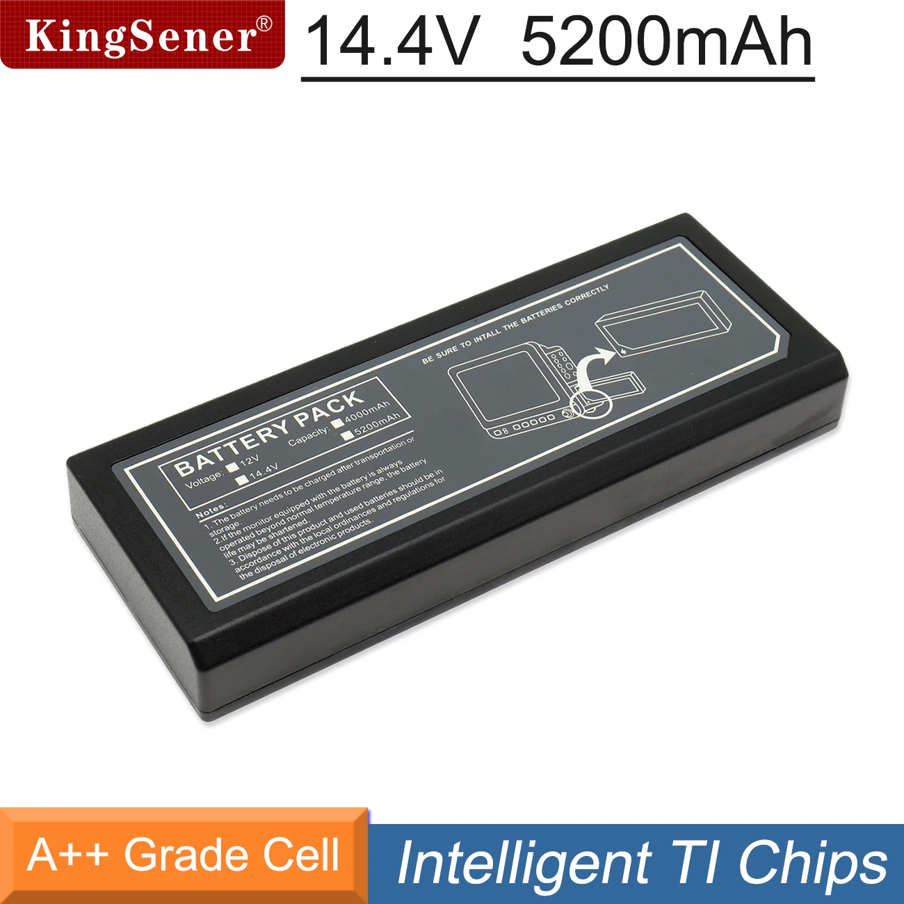 KingSener Replacement Li-ion Battery For Biocare Monitor IM12 IM15 14.8V 5200mAh Fast Delivery