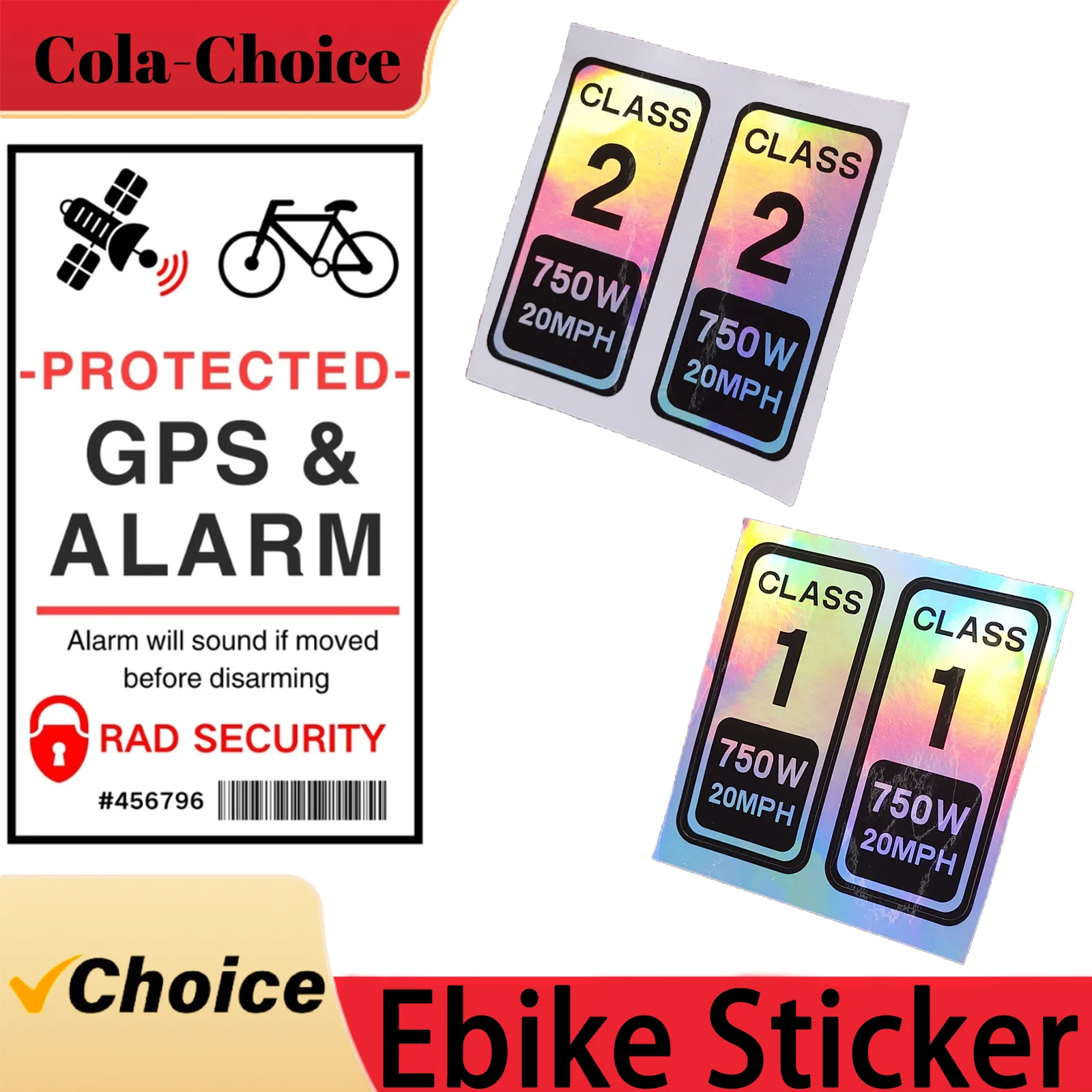 Holographic Stickers: Electric Bicycle Stickers, Bafang Motor Labels for BAFANG 750W BBS0102/BBSHD E-bike Accessories