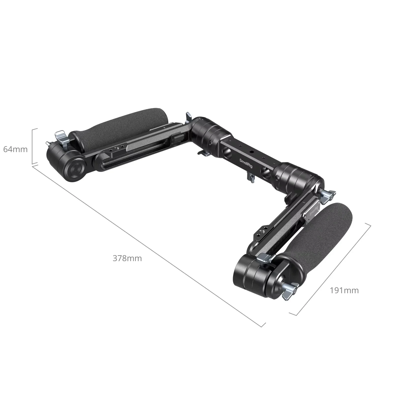 SmallRig Shoulder Rig Dual-Handle System for 15mm LWS Rods 1/4"-20 Locating Holes For Monitors,DSLR Cameras/Camcorder -5205